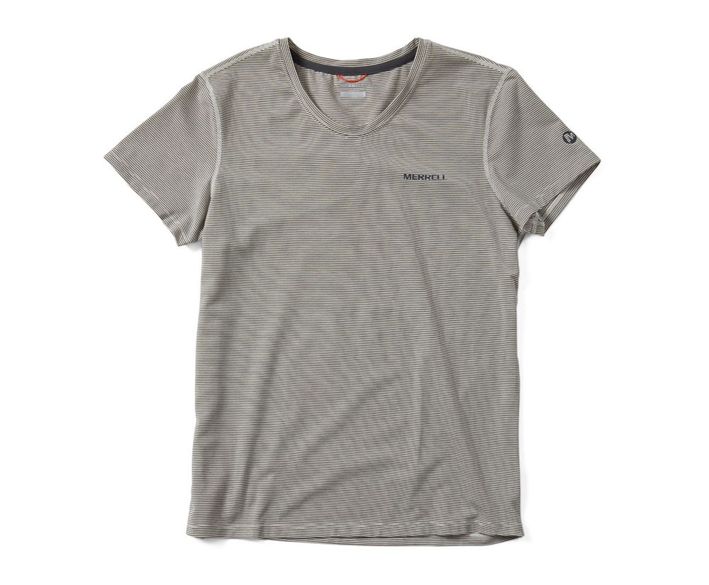 Merrell Short Sleeve Grey - Tencel™ Tee - Womens 84UISTCRM